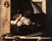 Still-Life with Self-Portrait - 科内利斯·纪尤布雷奇斯